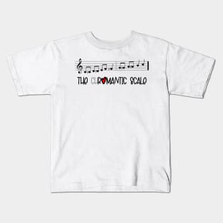 The Romantic Scale for Music Nerds Kids T-Shirt